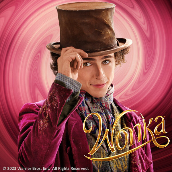 De film Wonka 2 keer (voor jeugd en volwassenen) te zien in Filmhuis Myllesweerd in Mill