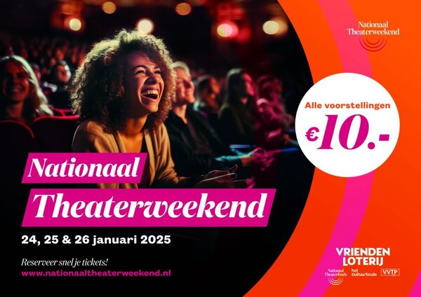 Beleef Theaterplezier tijdens het Nationaal Theaterweekend bij Myllesweerd