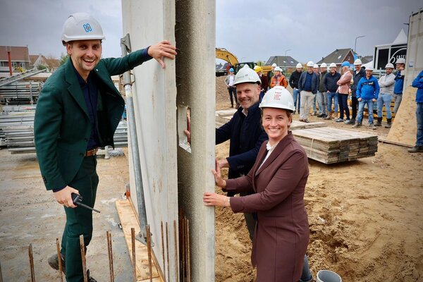 Feestelijke start bouw 48 sociale huurappartementen Kralensnoer Cuijk