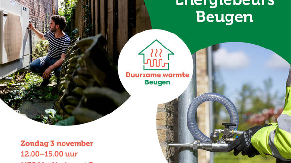 Energiebeurs in Beugen op 3 november ‘Een duurzaam huis, zo doe je dat!’